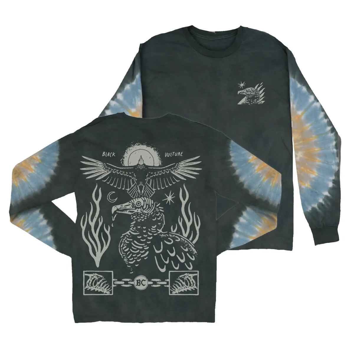 VINYL INTO BIRDS T-SHIRT BLACK