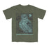 Great Horned Owl T-Shirt | Olive