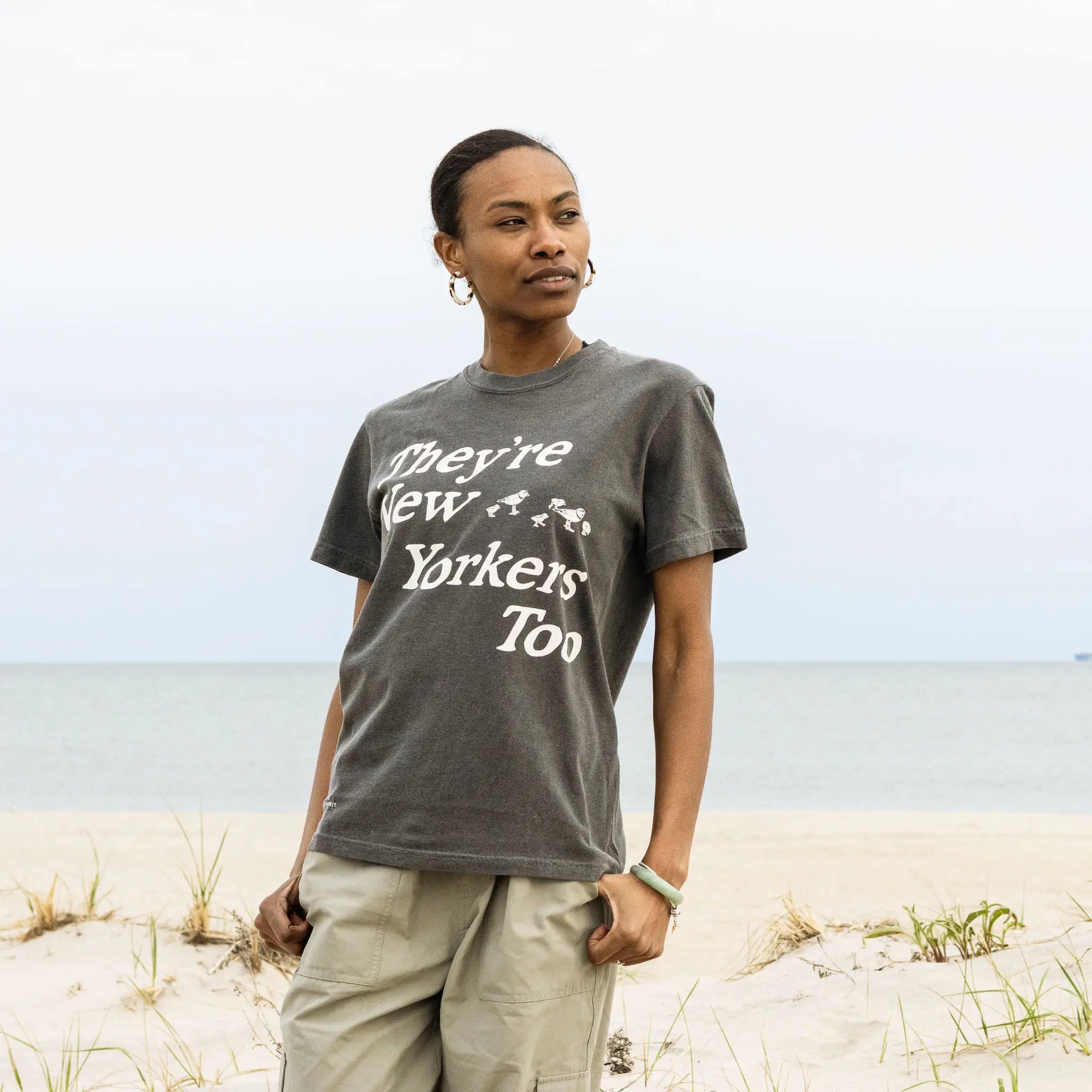 Bird Collective - New Yorkers Plover T-Shirt - S - Pepper
