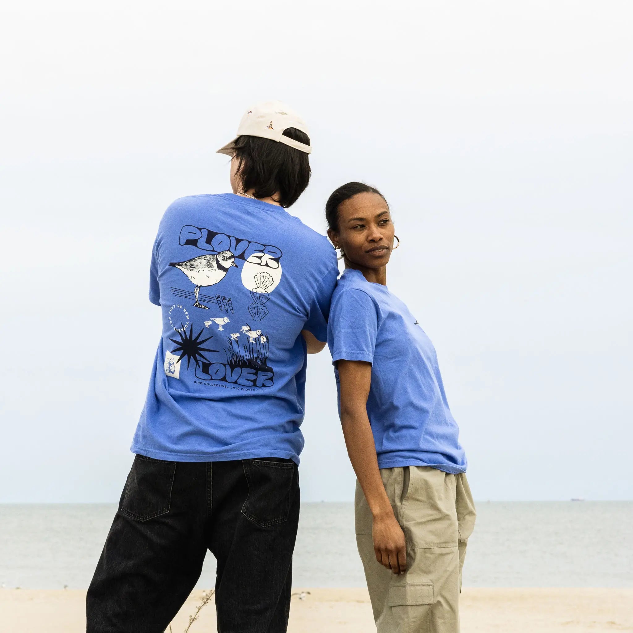 Bird Collective - Plover Lover T-Shirt - S - Ocean