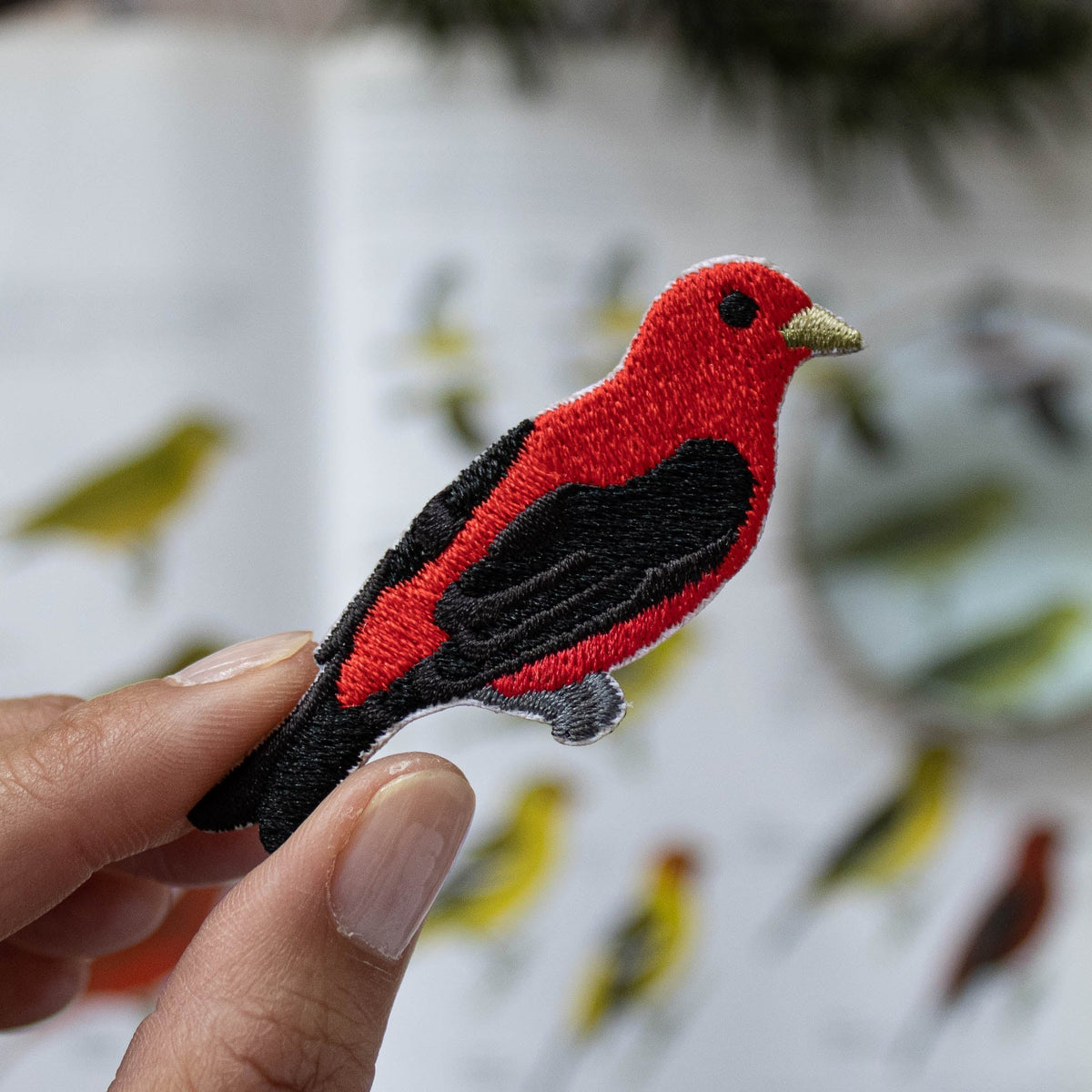Scarlet Tanager Bird Patch – Bird Collective