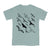 Bird Collective - Hawks In Flight T-Shirt - 4XL - Dusty Blue