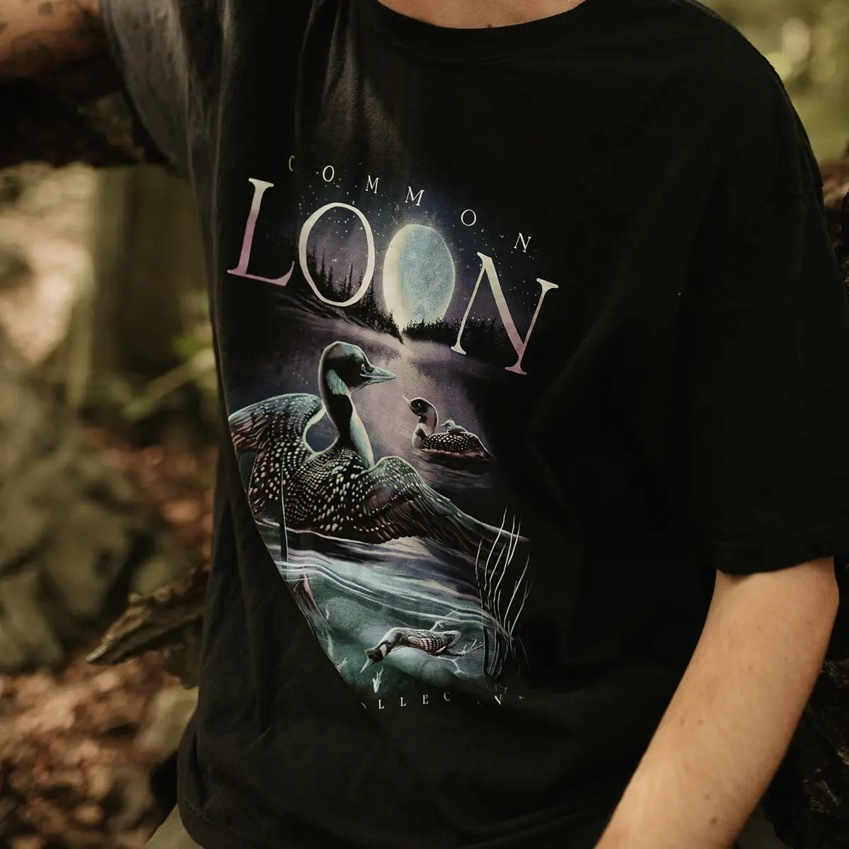 – Moonlit Loon Collective Bird T-Shirt