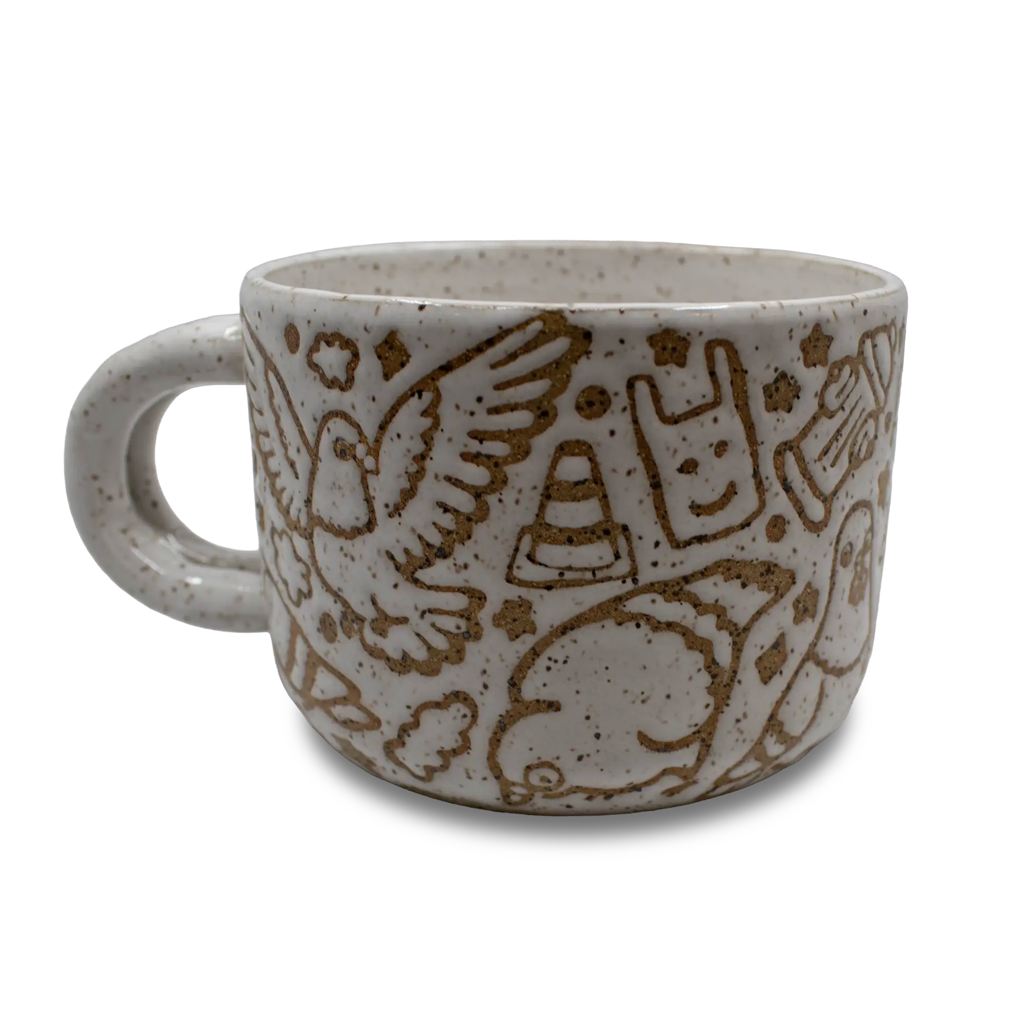 Annie's Potteries x Bird Collective Hand Made Pigeon Mug
