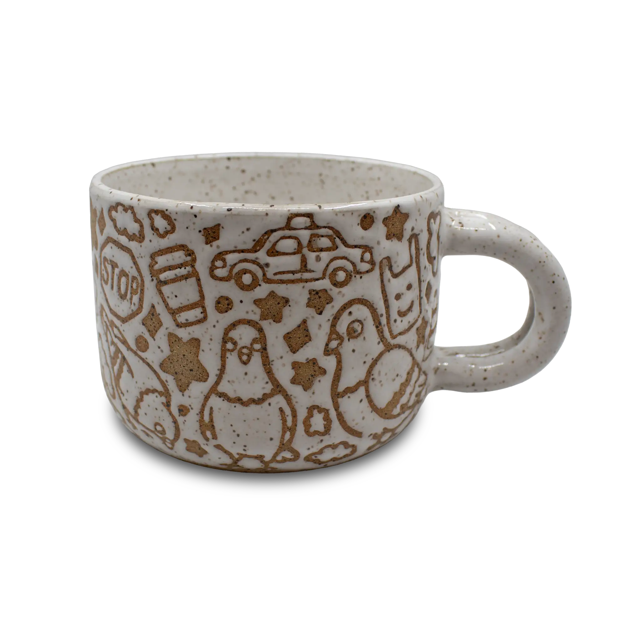 Annie's Potteries x Bird Collective Hand Made Pigeon Mug