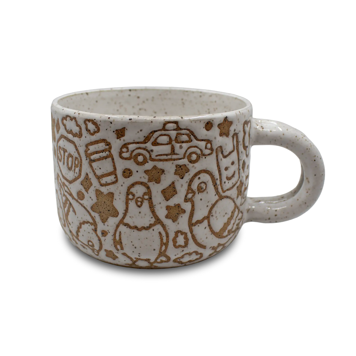 Annie's Potteries x Bird Collective Hand Made Pigeon Mug