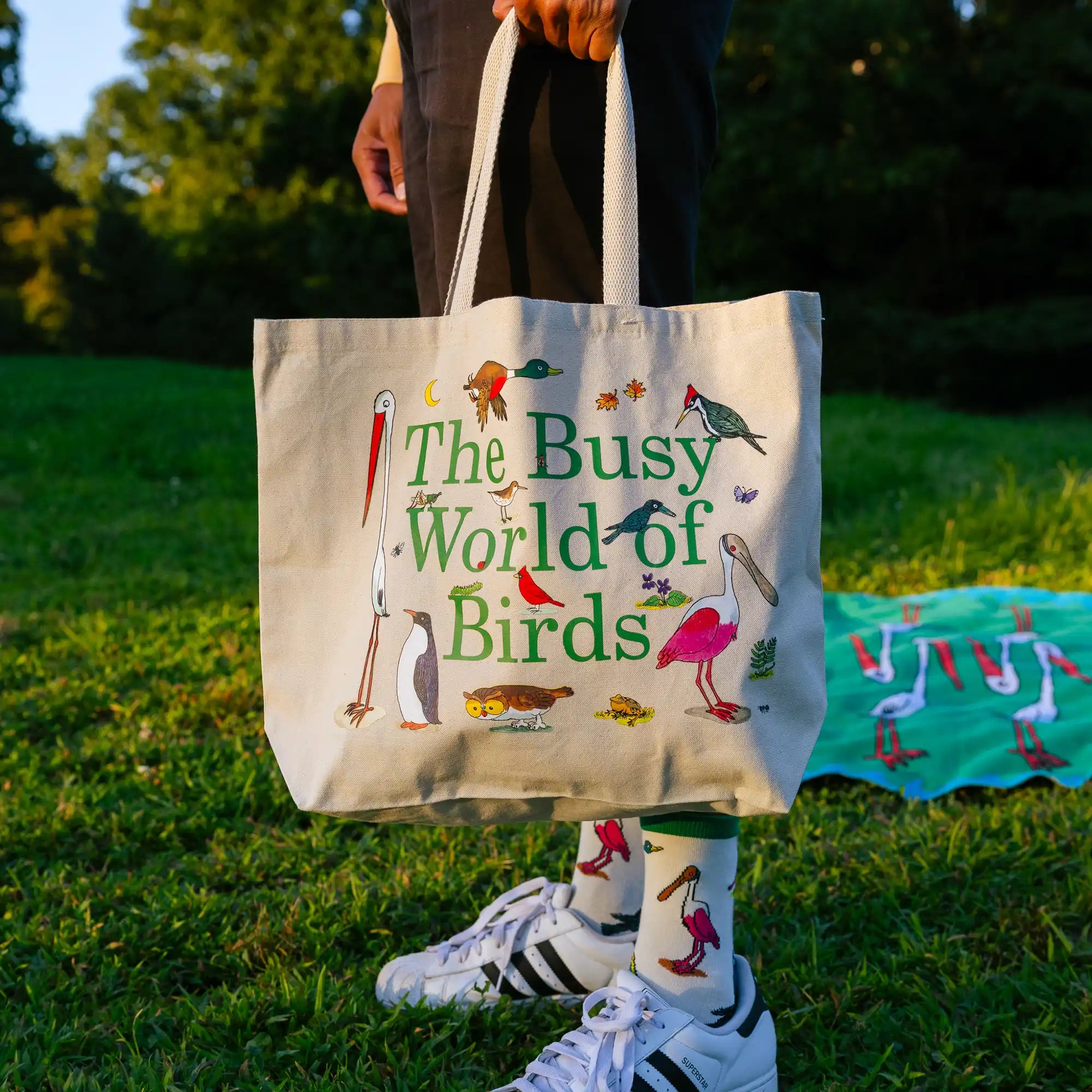 Beige tote