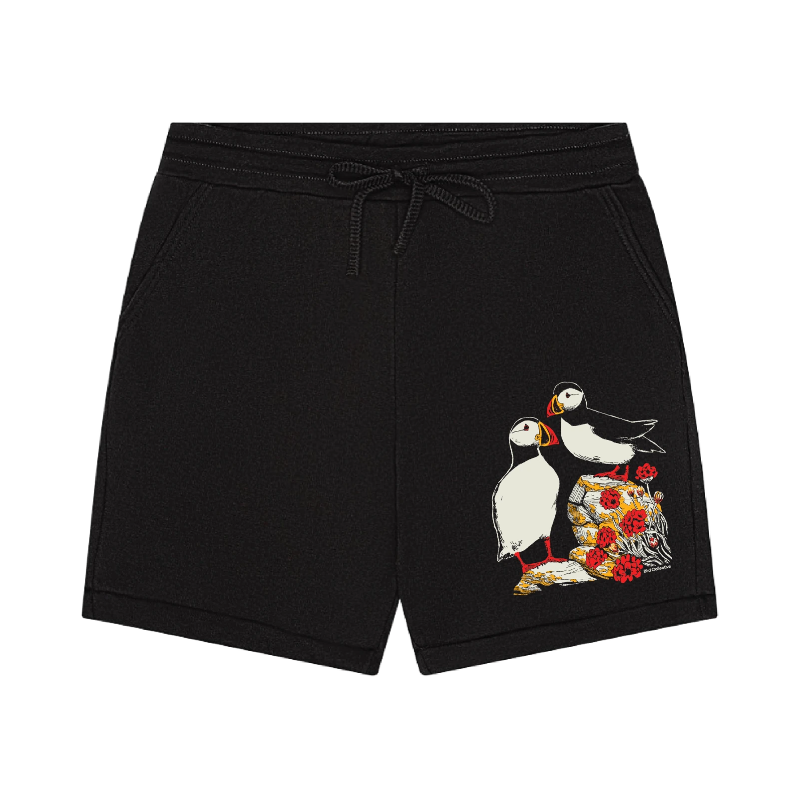 Bird Collective - Atlantic Puffin Shorts - XS - Black