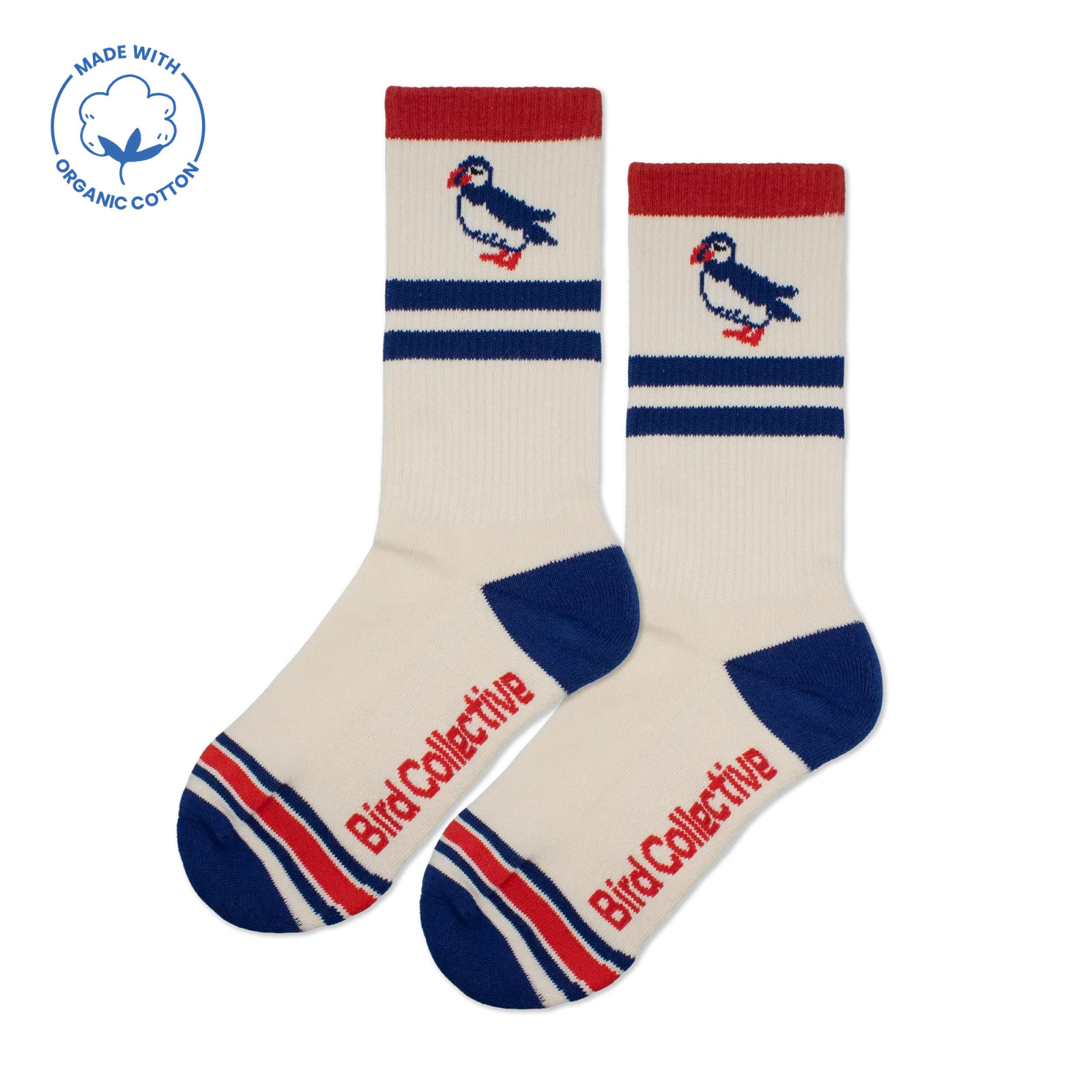 Bird Collective - Atlantic Puffin Socks - S -