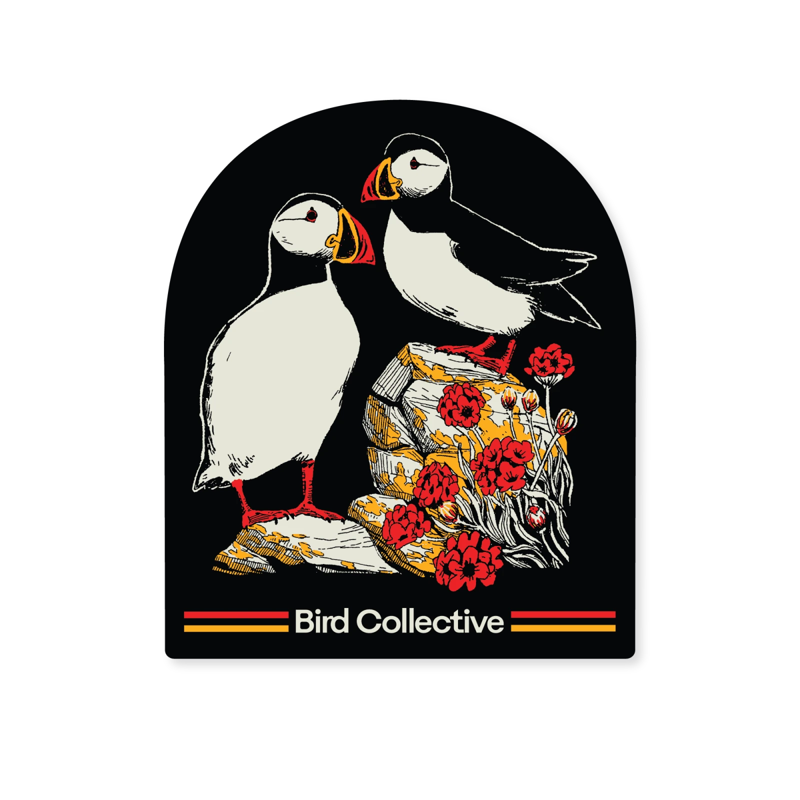 Bird Collective - Atlantic Puffins Sticker - 