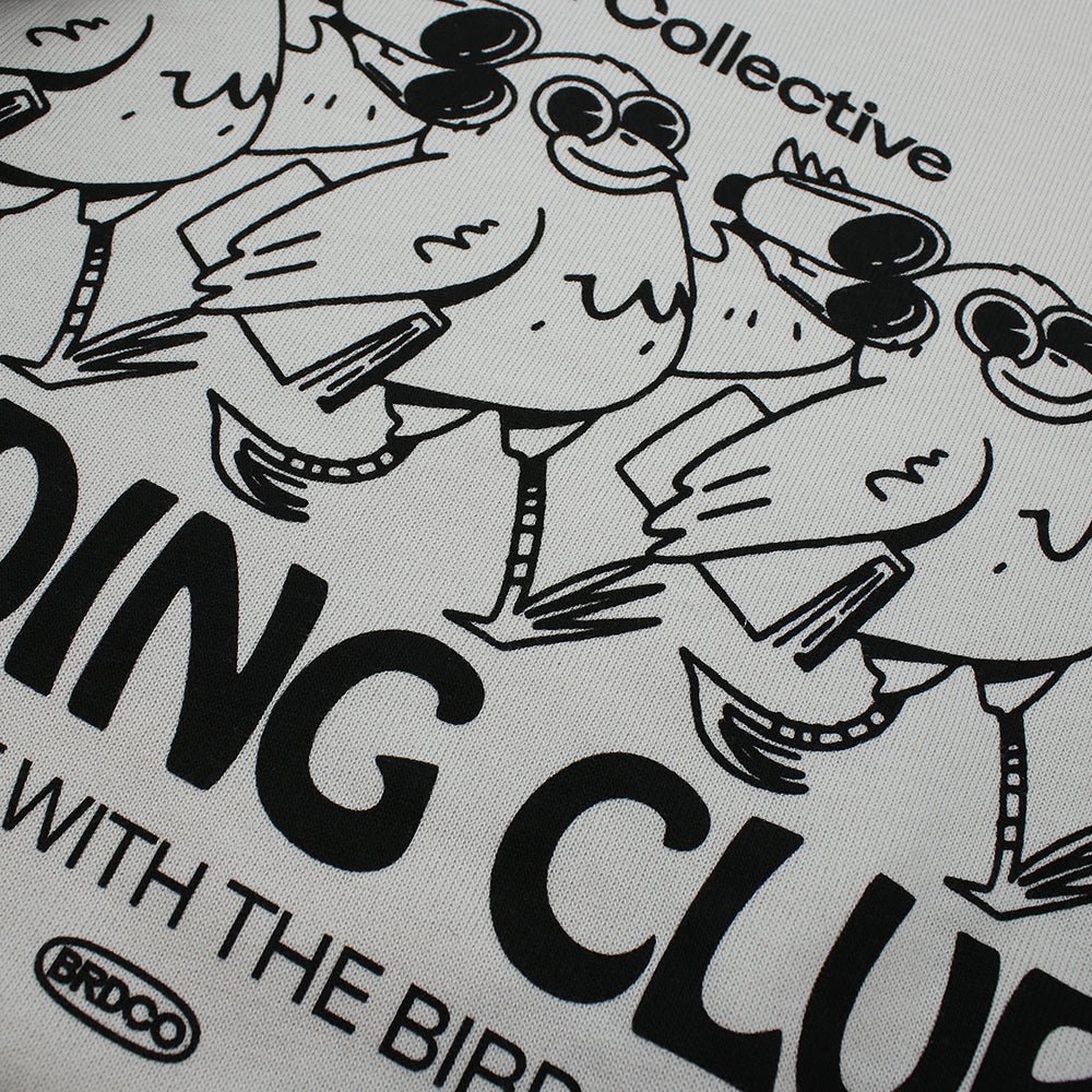 Bird Collective - Birding Club Sweatshirt - XS - Heather Dust