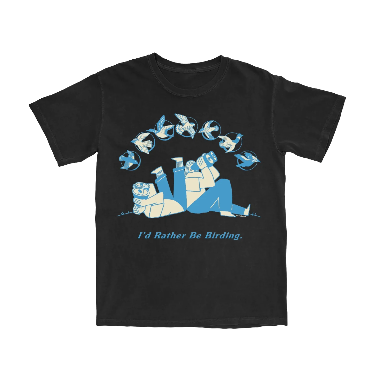 Bird Collective - Birds of a Feather Tee - XS - Black