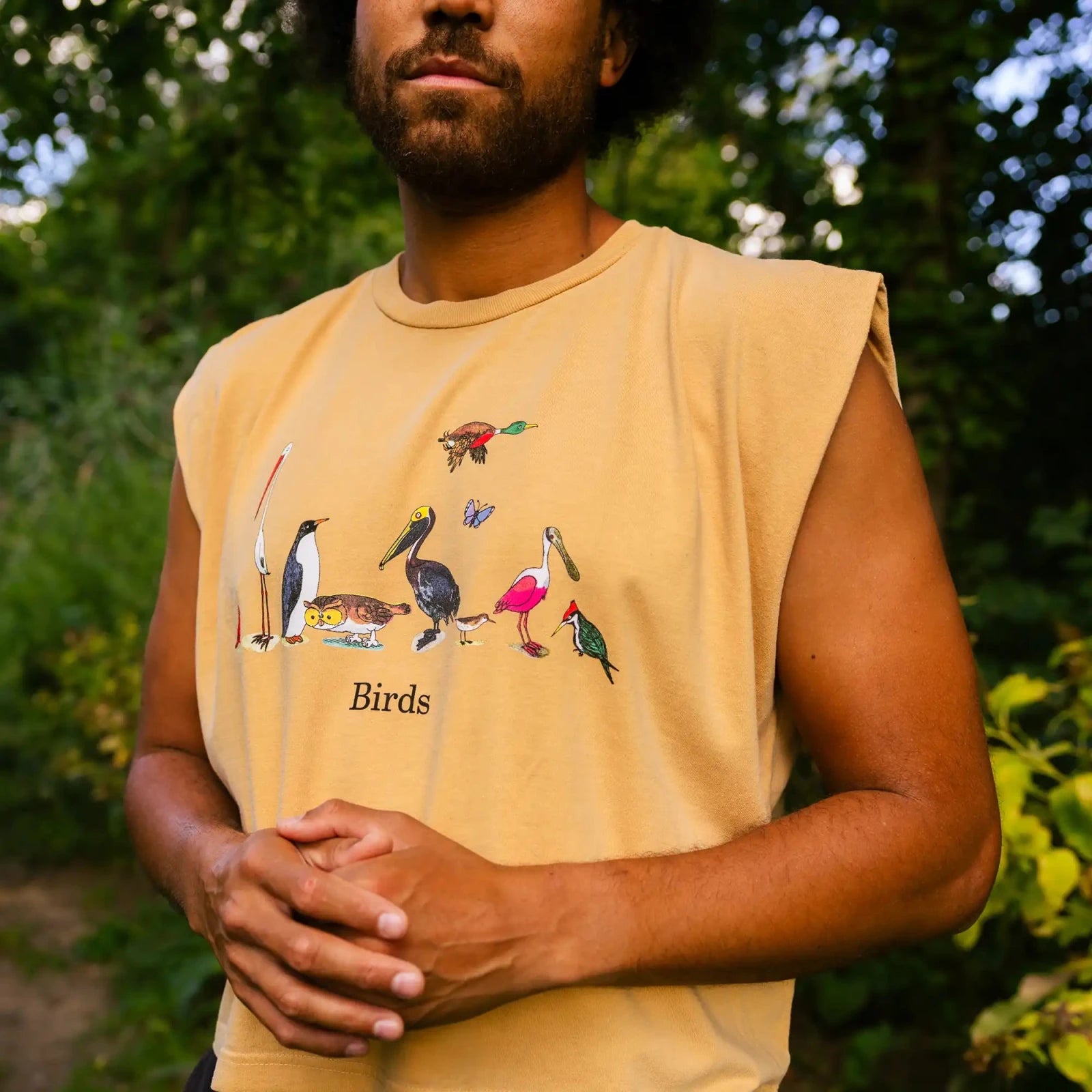 Bird Collective - Busy World of Birds Tank - S -