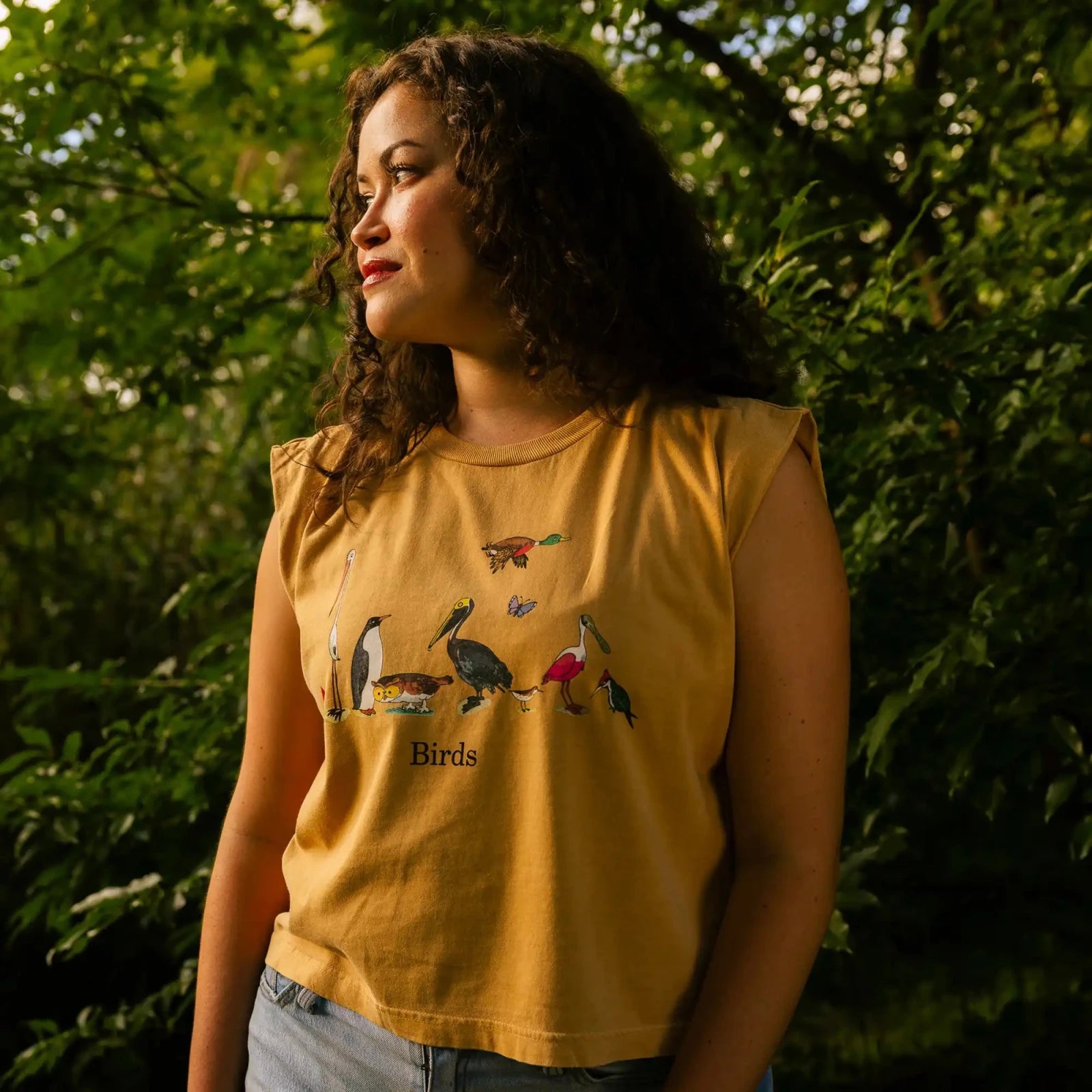Bird Collective - Busy World of Birds Tank - S -
