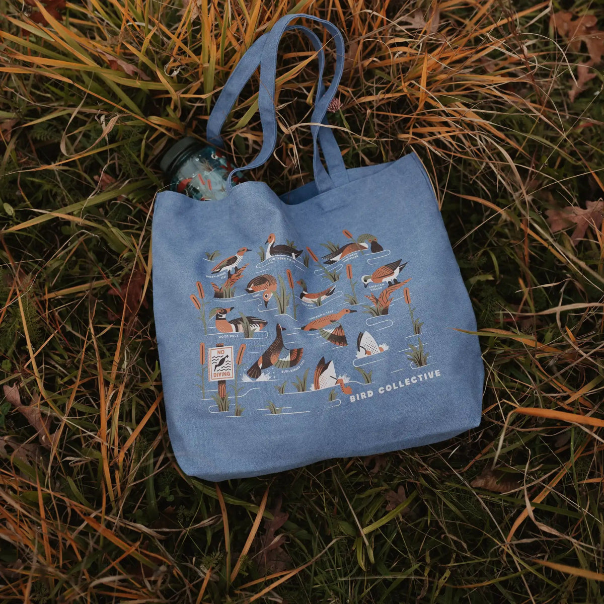 Bird Collective - Dabbling Ducks Tote Bag - 