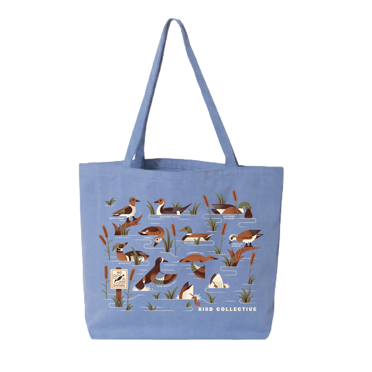 Bird Collective - Dabbling Ducks Tote Bag - 