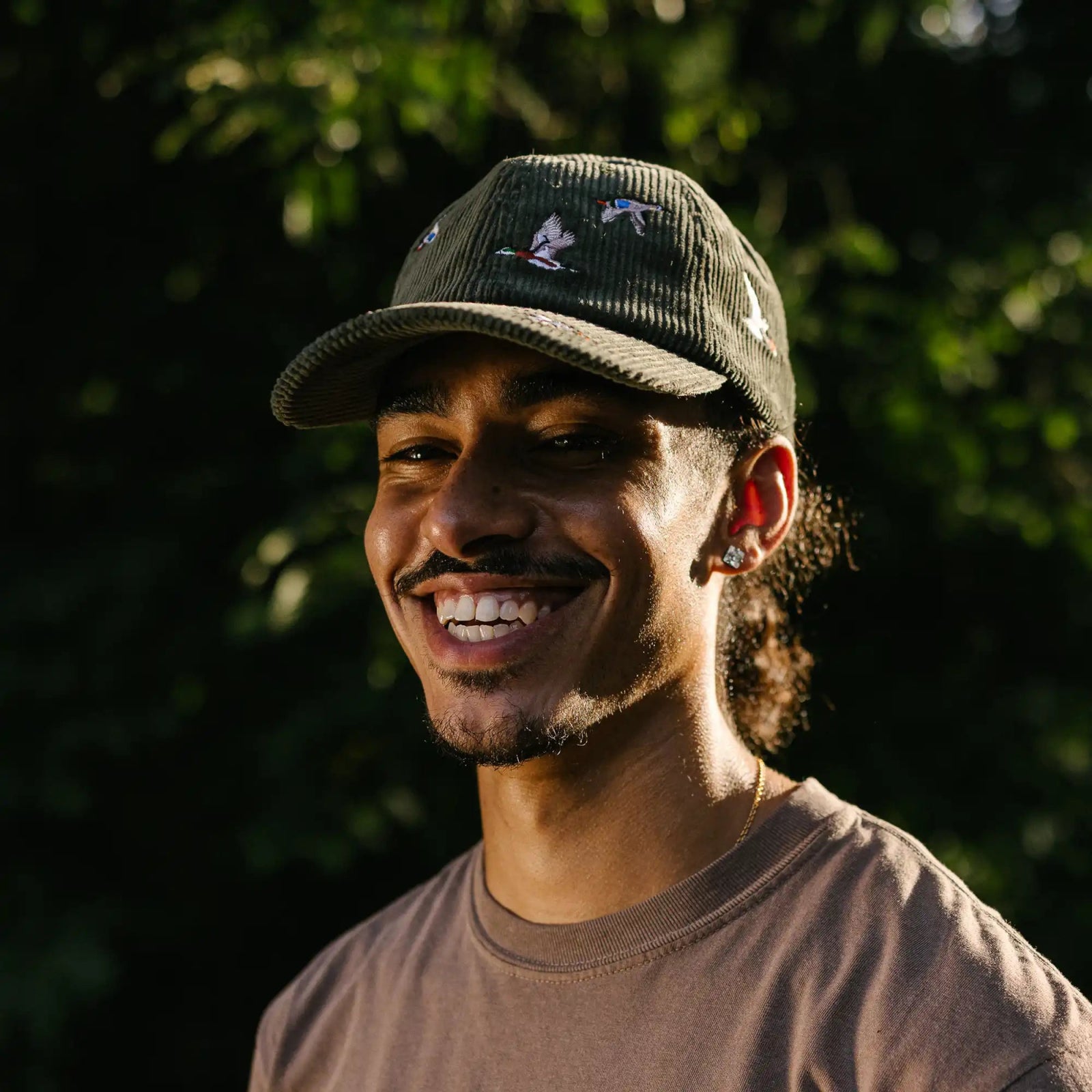 Bird Collective - Ducks Corduroy Hat - Olive - 