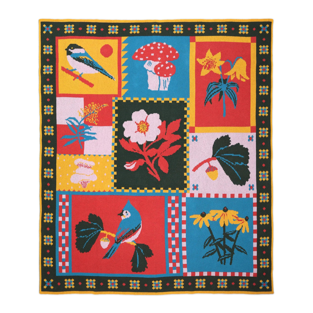 Bird Collective - Eastern Natives Knit Blanket - 
