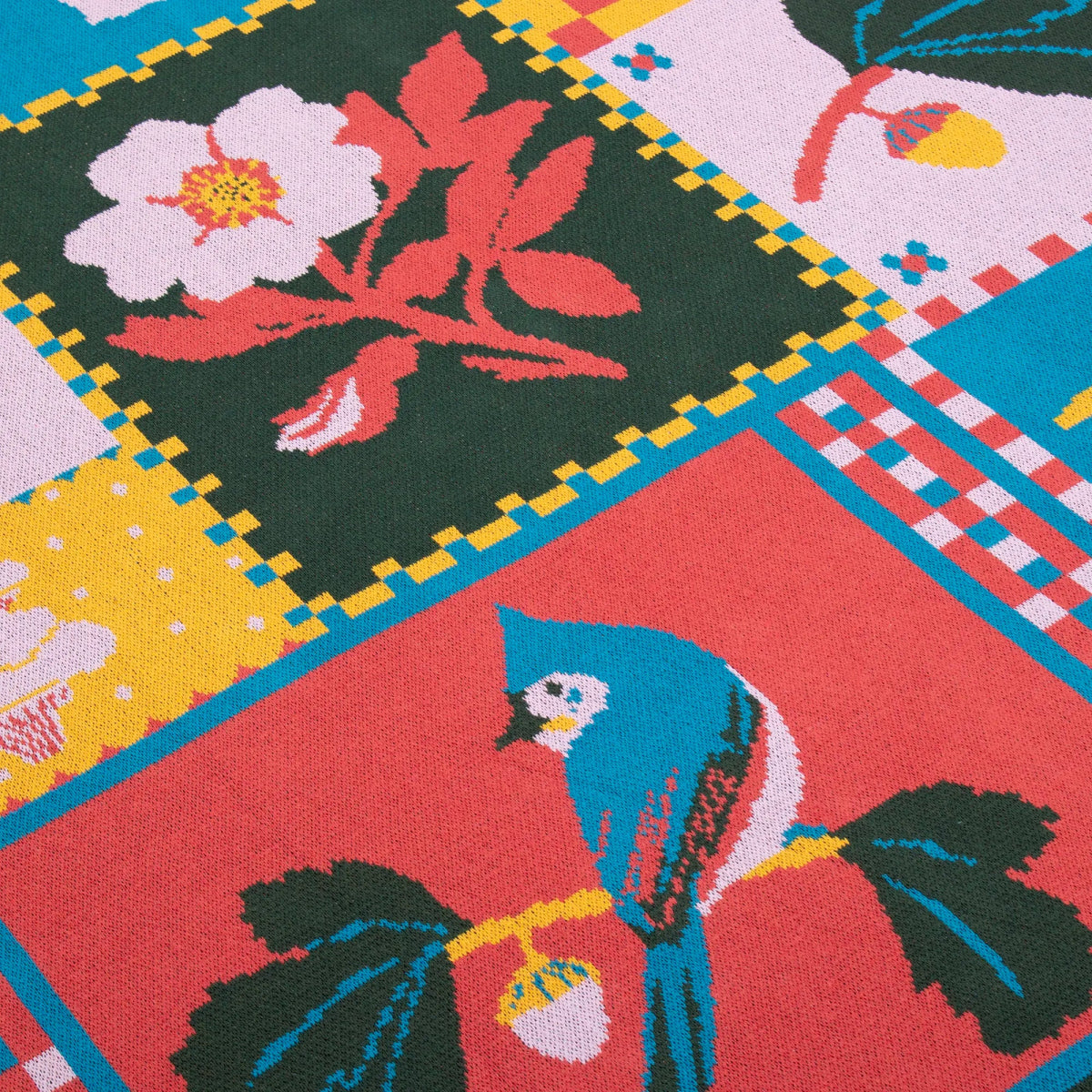 Bird Collective - Eastern Natives Knit Blanket - 