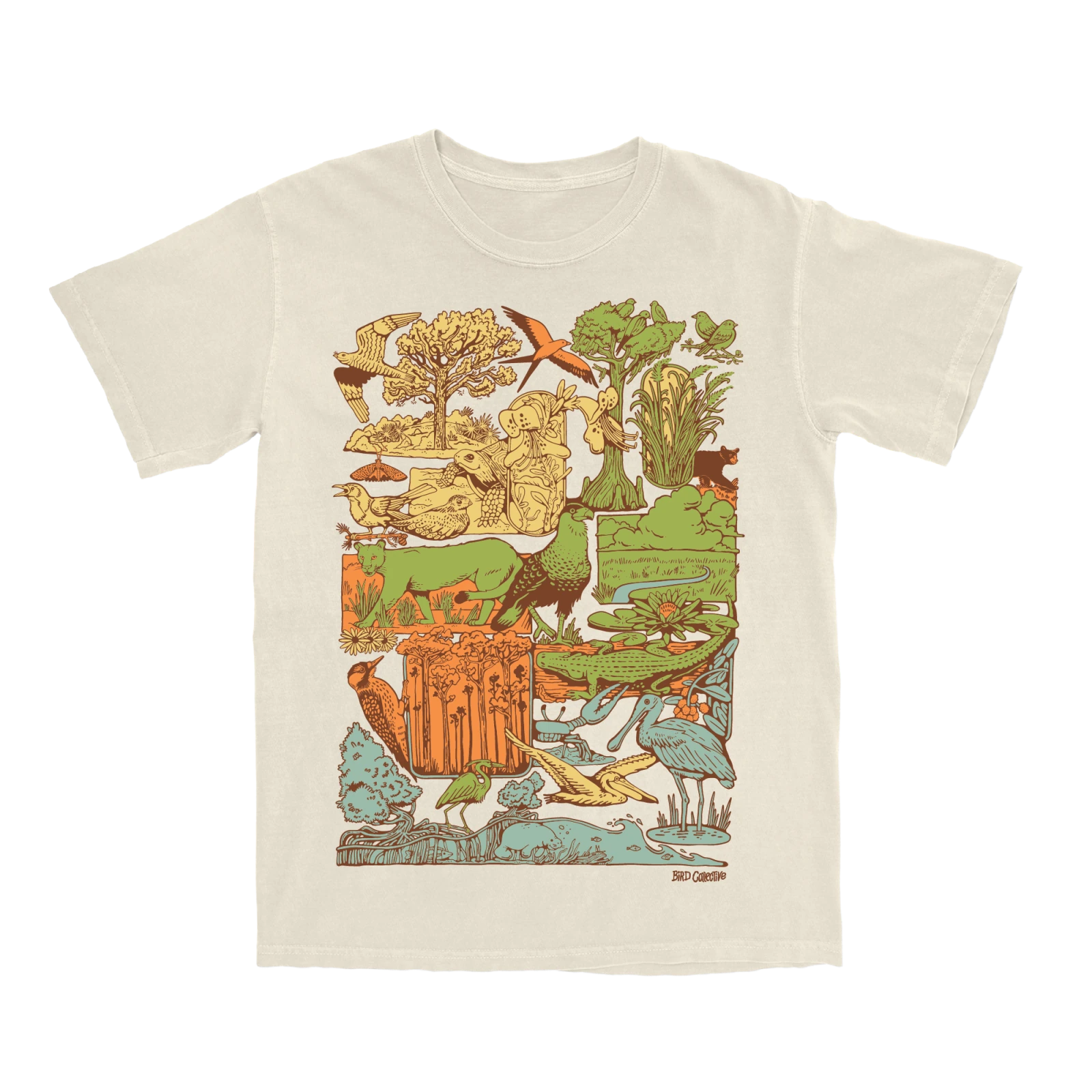 Bird Collective - Florida Wildlife Corridor Tee - S - Ivory
