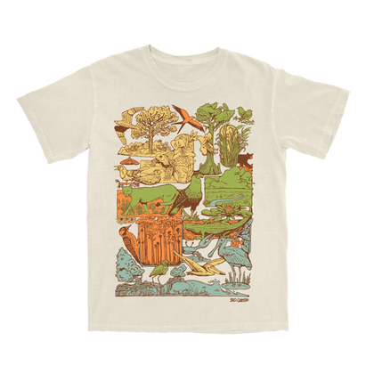Bird Collective - Florida Wildlife Corridor Tee - S - Ivory