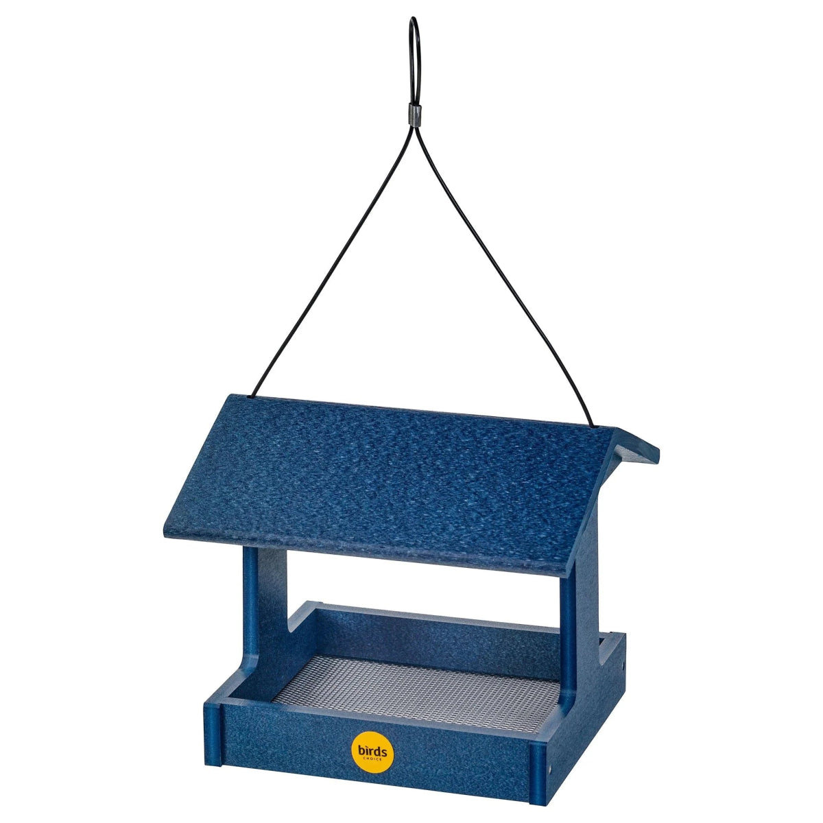 Fly-through bird feeder