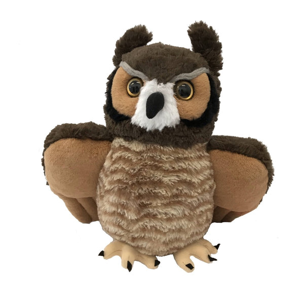 Bird Collective - Great Horned Owl Stuffed Animal - 