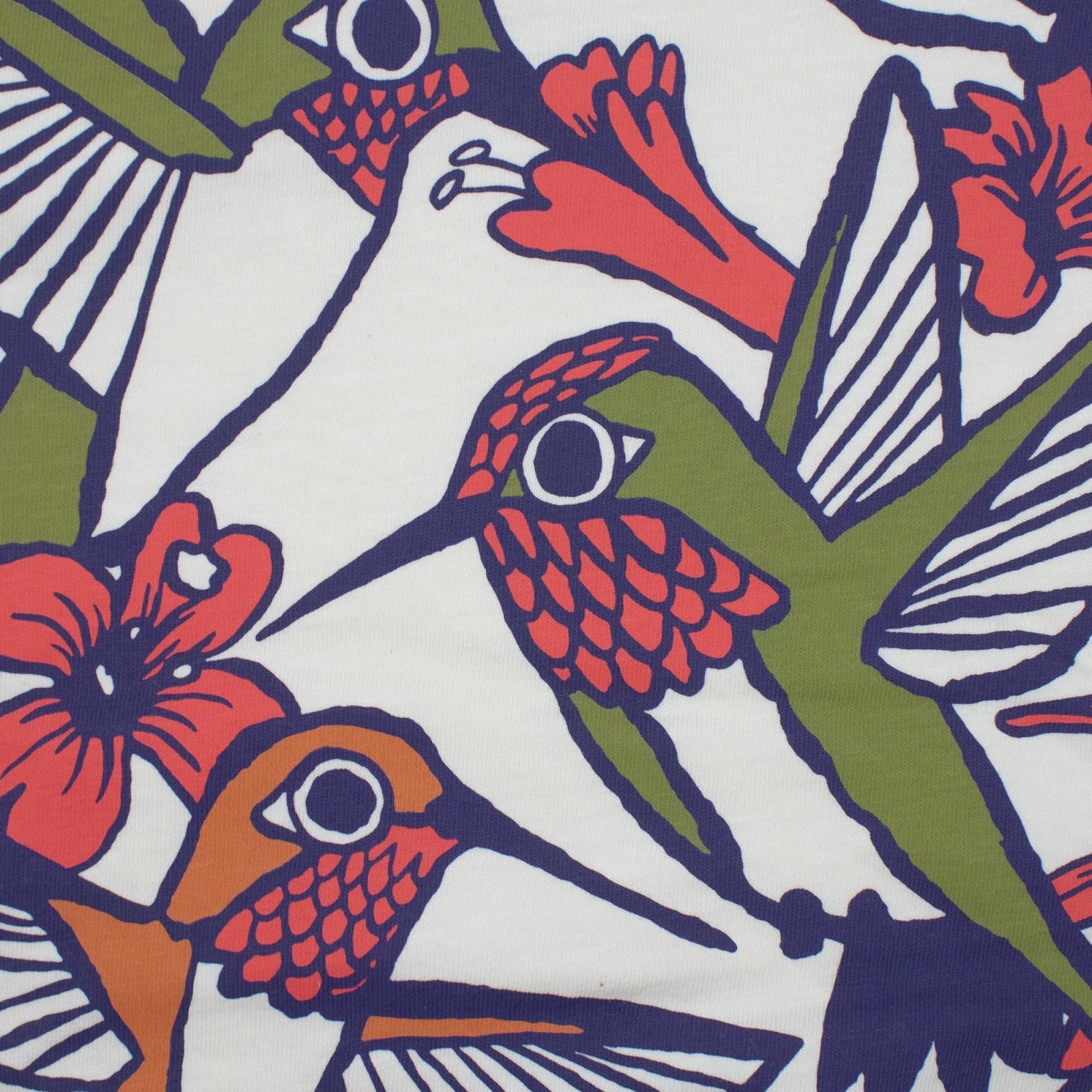 Bird Collective - Hummingbirds Tee - S - Ivory