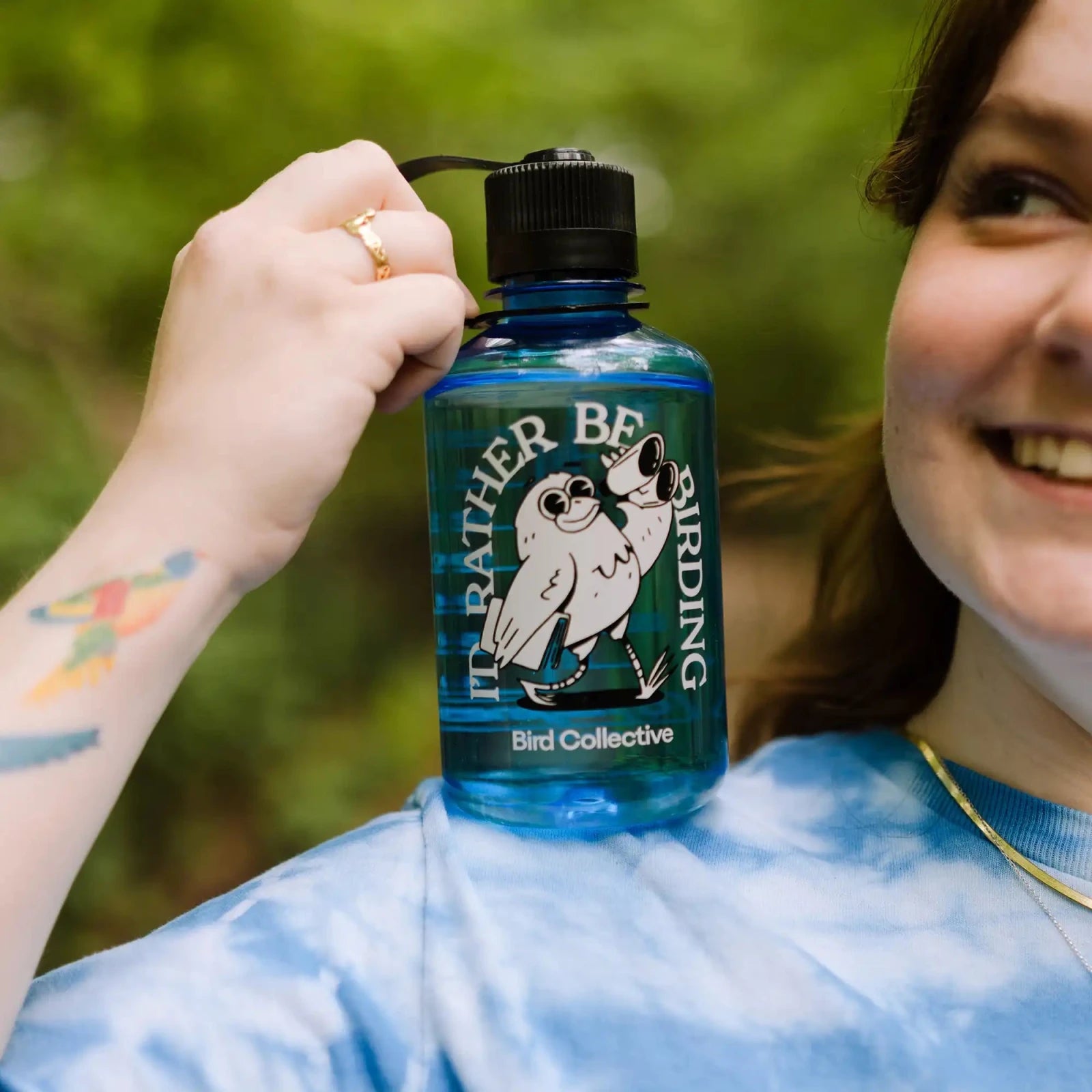 Bird Collective - I'd Rather Be Birding Nalgene - 