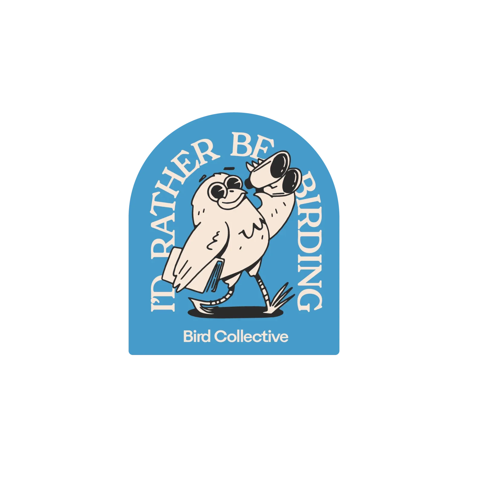 Bird Collective - I'd Rather Be Birding Sticker - 