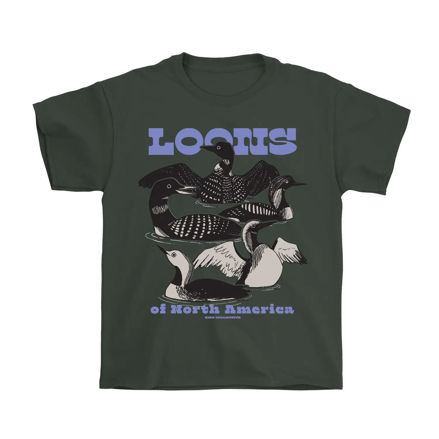 Kids Loons of North America T-Shirt - Bird Collective