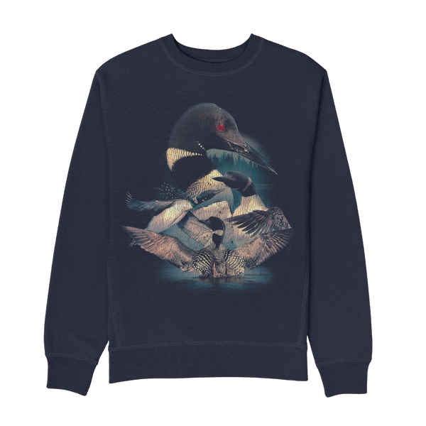 Bird Collective - Loon Lake Sweatshirt - XS - Navy