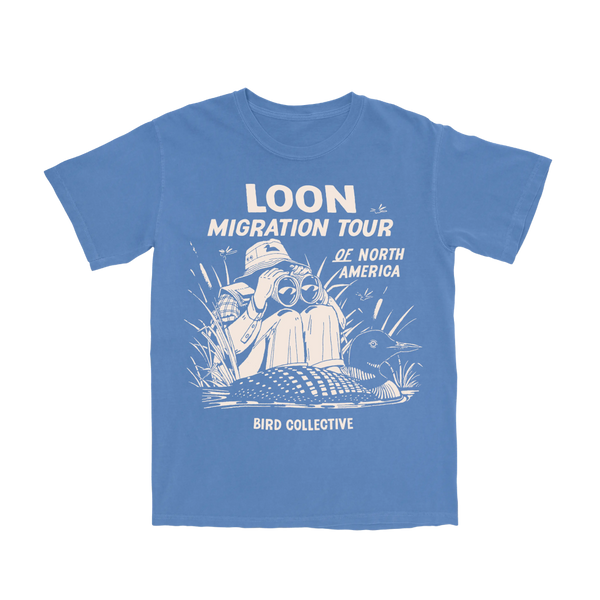 Bird Collective - Loon Migration Tee - S - Sky