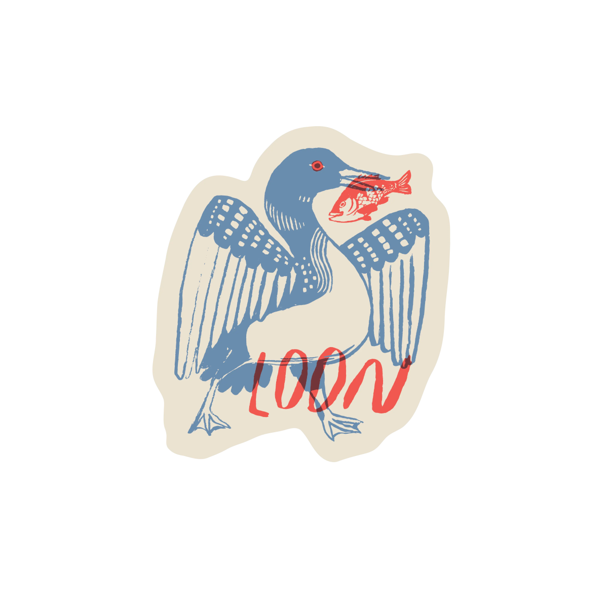 Bird Collective - Loon Sticker - 