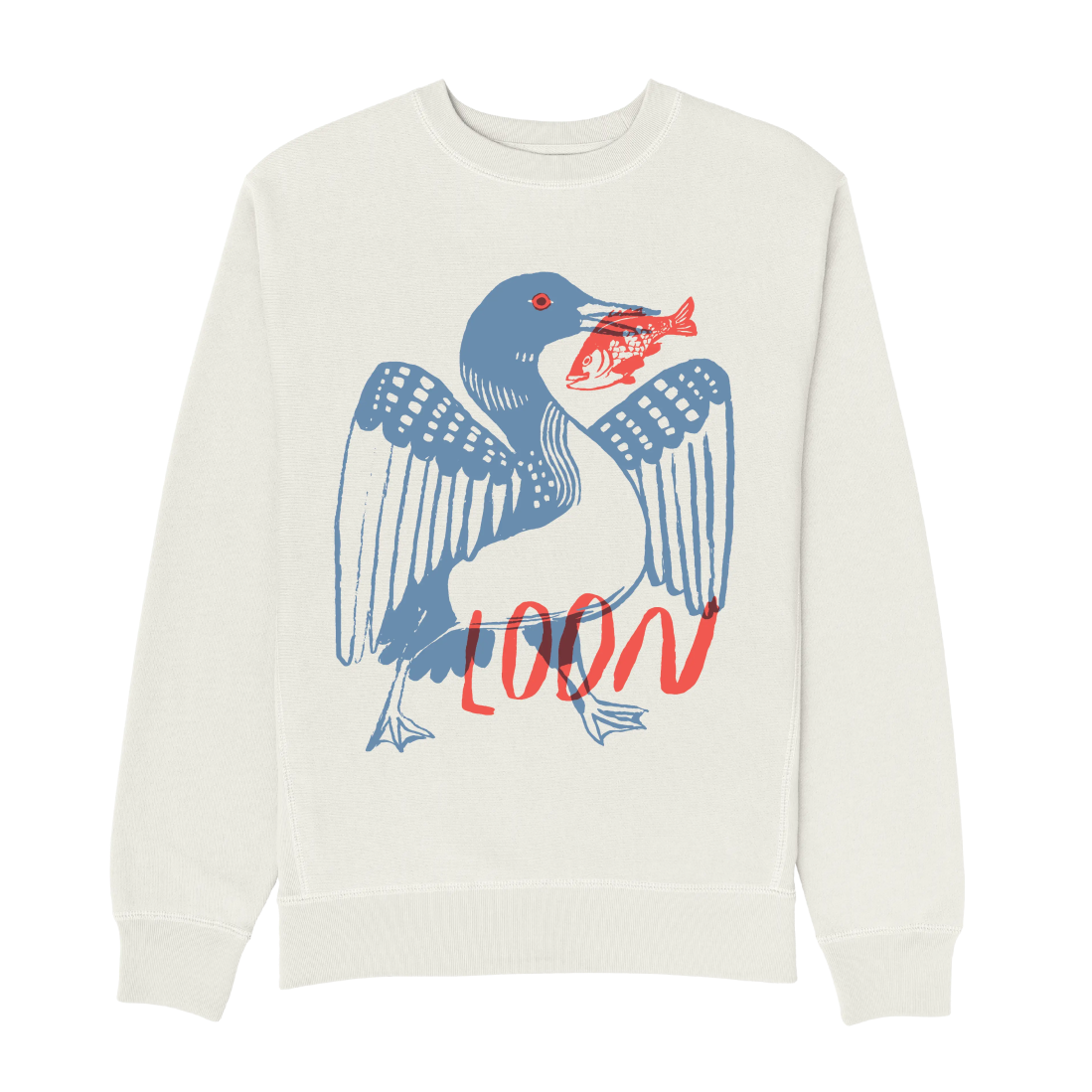 Bird Collective - Loon Sweatshirt - XS - Ivory