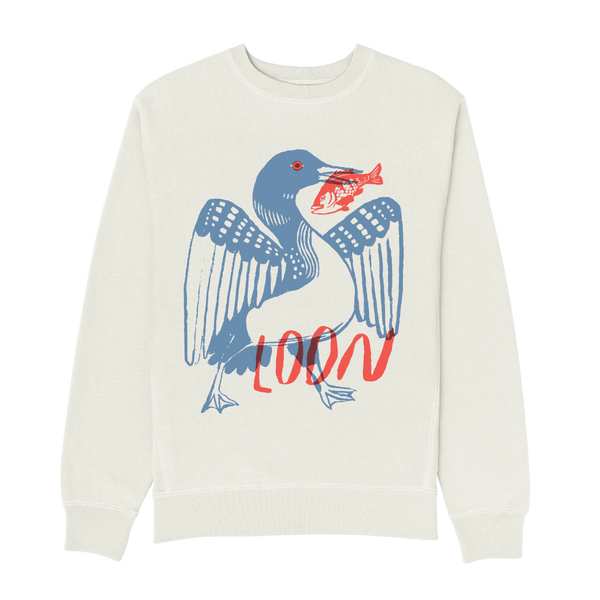 Bird Collective - Loon Sweatshirt - XS - Ivory