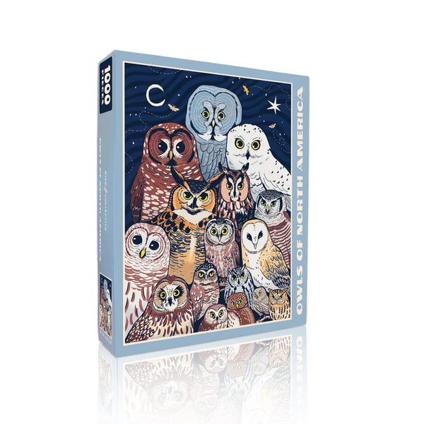 Bird Collective - Owls of North America Puzzle - 