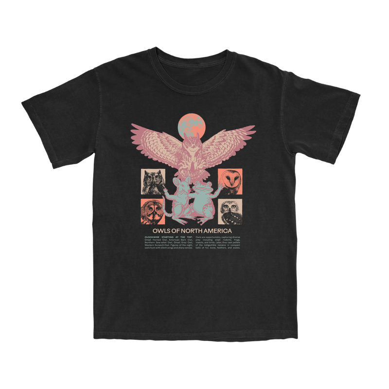 owls-of-north-america-tee-