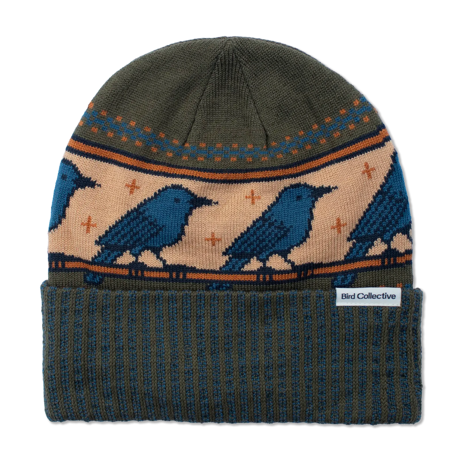 Bird Collective - Perched Beanie - Olive -