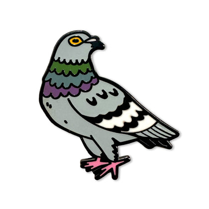Bird Collective - Pigeon Enamel Pin - 