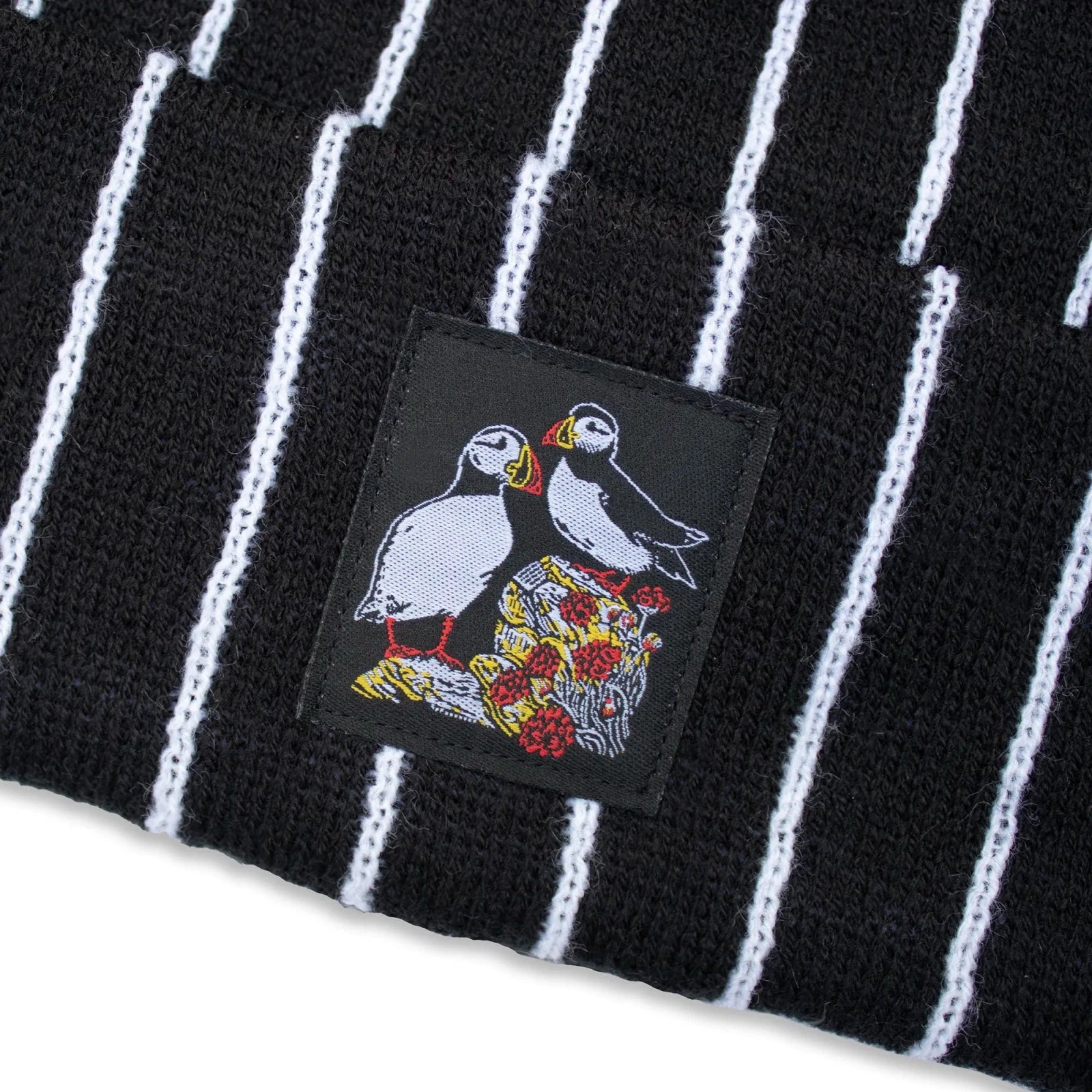 Bird Collective - Pinstripe Puffin Beanie - 