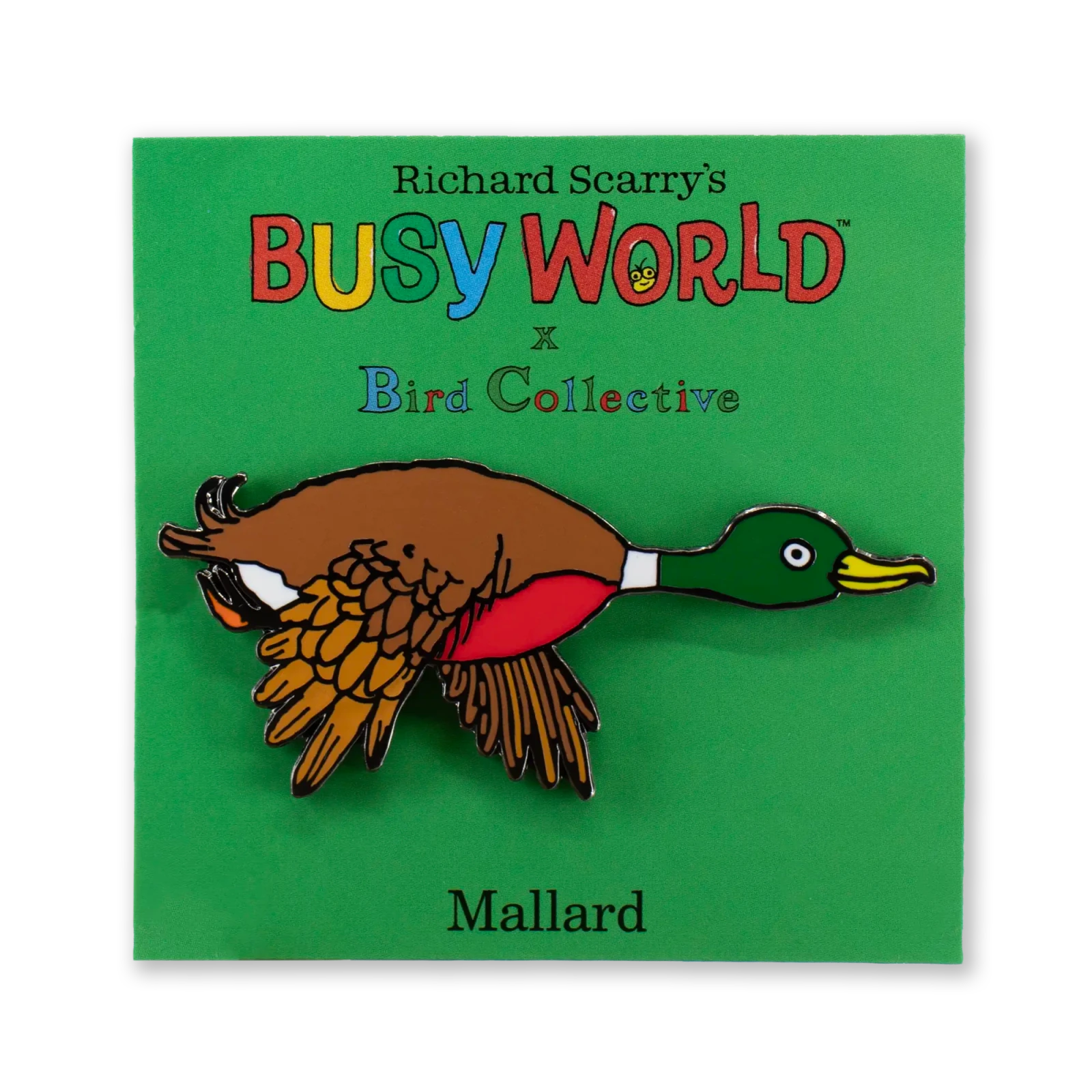 Bird Collective - Richard Scarry Mallard Pin - 