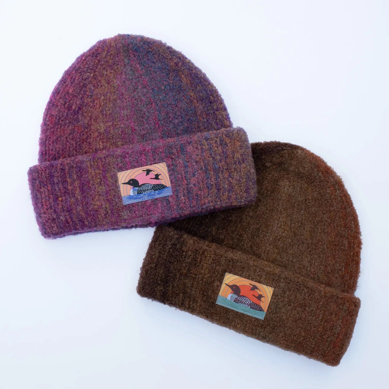 Bird Collective - Sunset Loon Beanie - Brown Ombre -