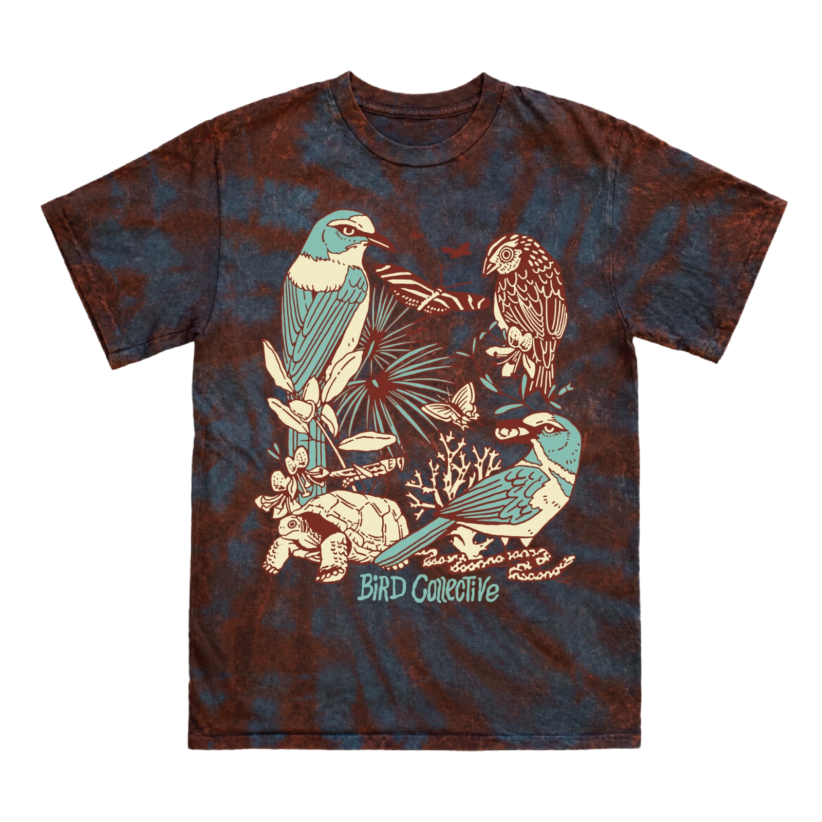 Bird Collective - Wild Florida Tie Dye Tee - S - Sunset Hurricane