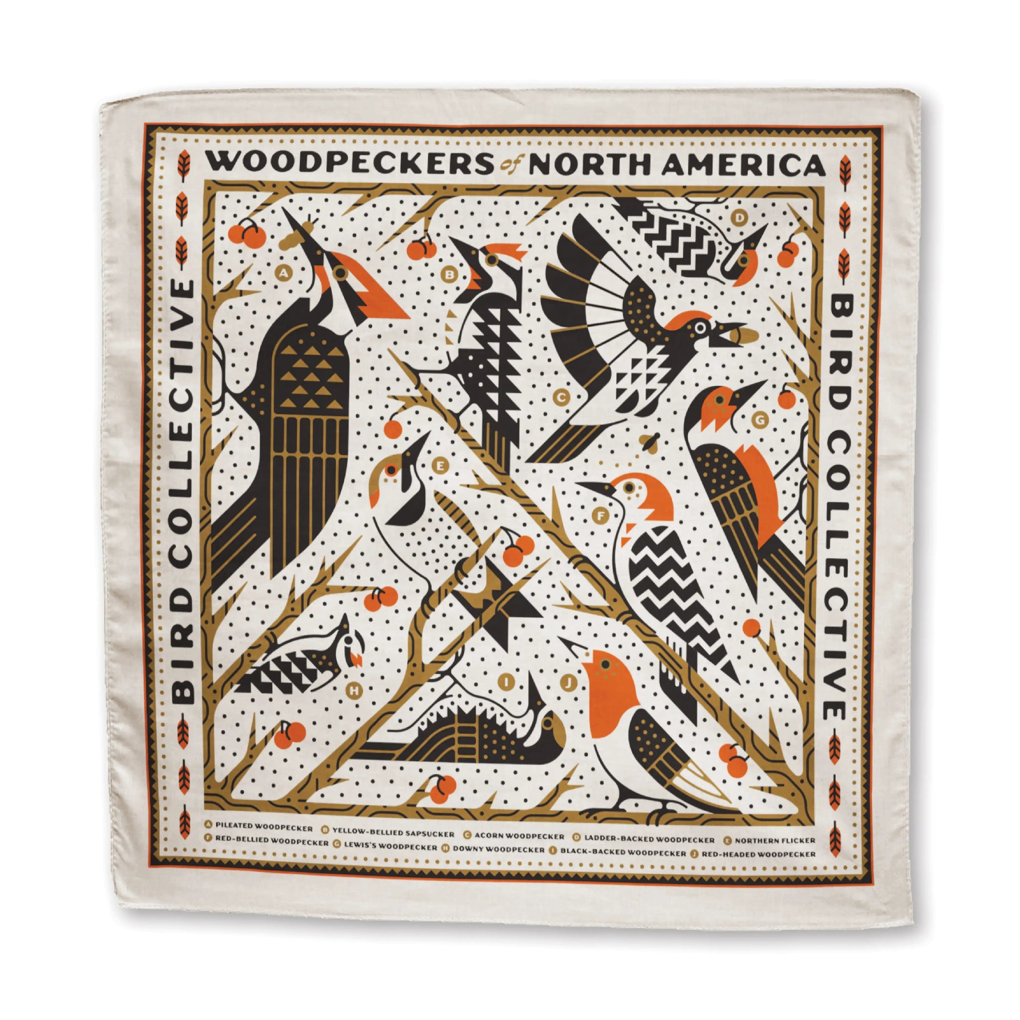 Woodpecker Bandana - Bird Collective