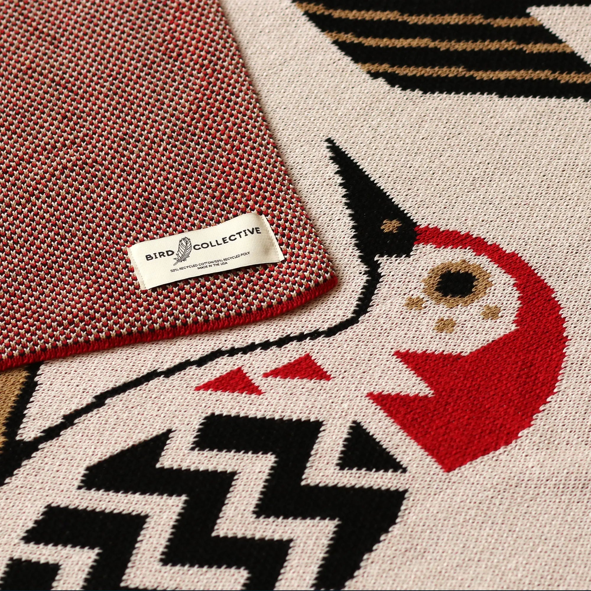 Woodpeckers of North America Knit Blanket - Bird Collective