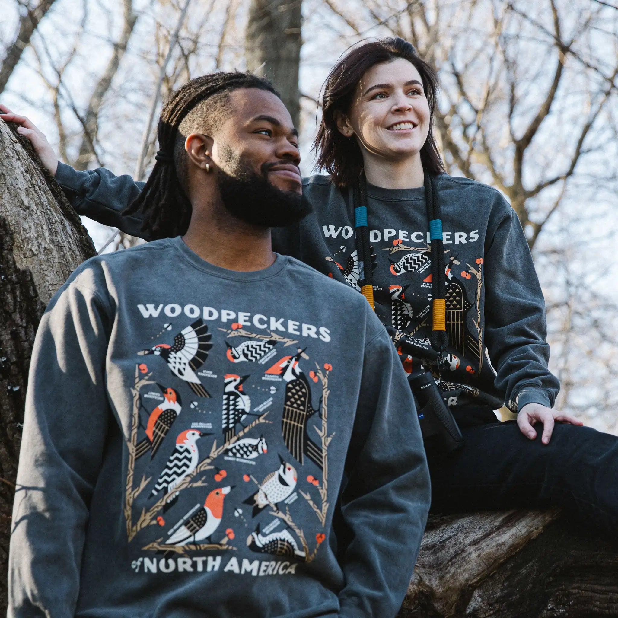 Woodpeckers of North America Sweatshirt - Bird Collective