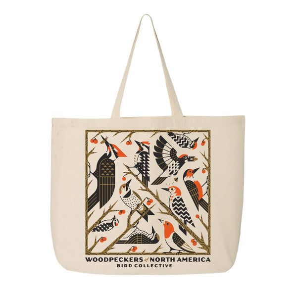 Woodpeckers of North America Tote Bag - Bird Collective