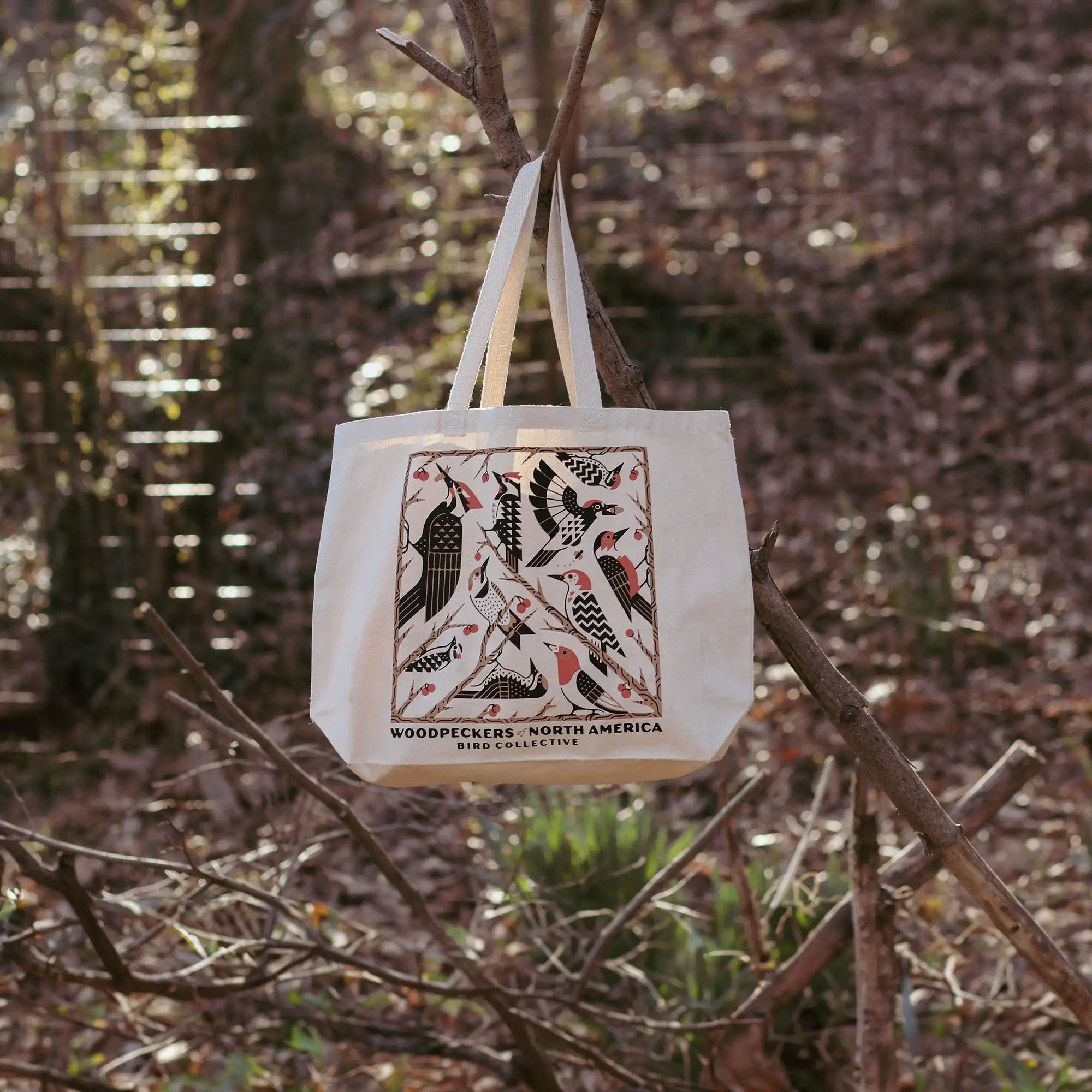 Bird Collective - Woodpeckers of North America Tote Bag - -