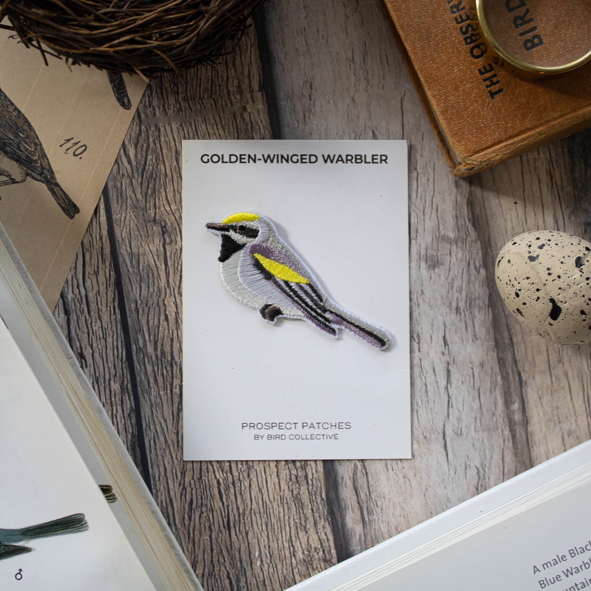 Bird Collective - Golden-winged Warbler Patch - -